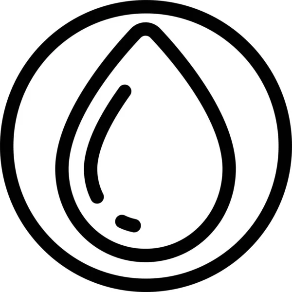 Symbol Für Wasserkameratasche — Stockvektor