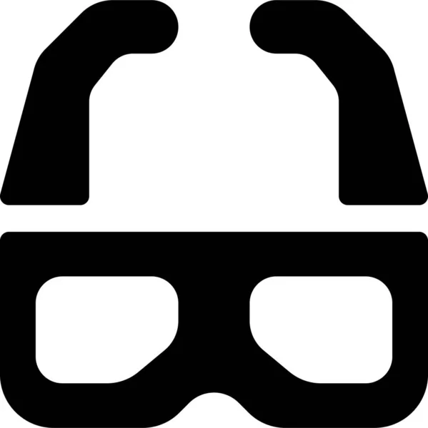 3D电影眼镜图标 — 图库矢量图片