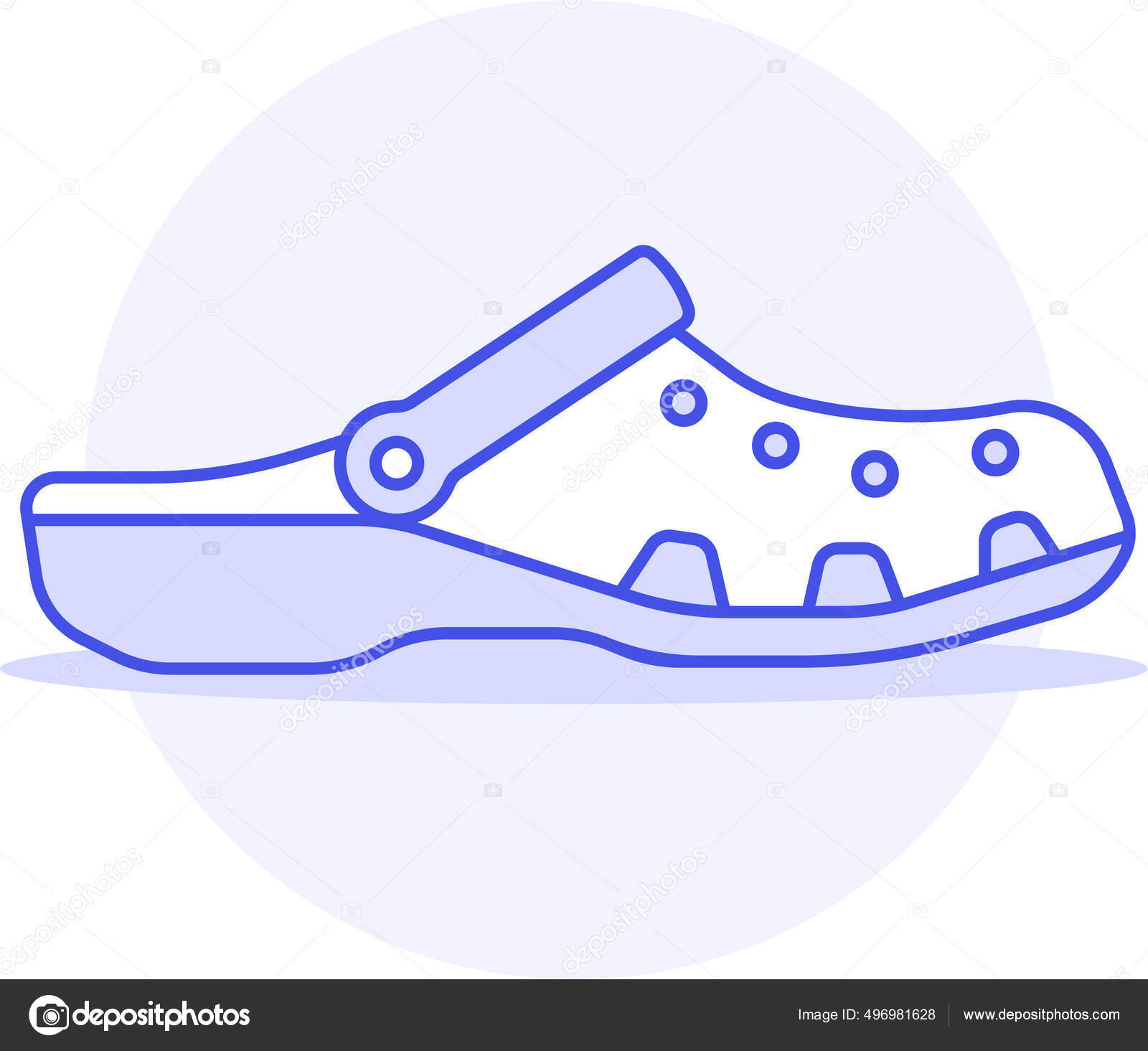 18 Crocs shoes Vector Images Depositphotos