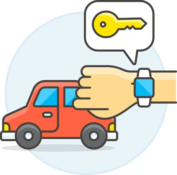 Icône Application Transport Automobile Dans Catégorie Véhicules Modes Transport — Image vectorielle