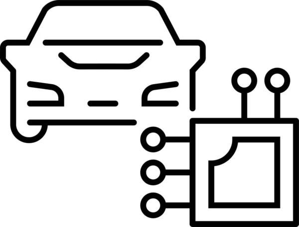 人造汽车图标 — 图库矢量图片