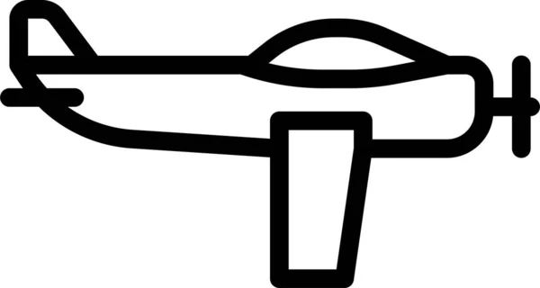 Иконка Авиационной Армии Наброске — стоковый вектор
