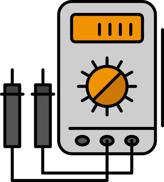 stock vector amper digital tester icon in tools-construction category