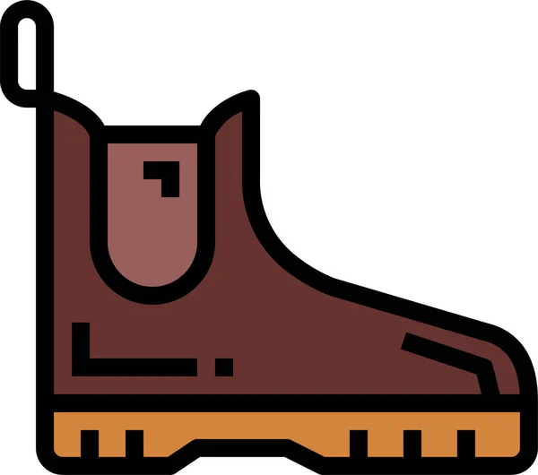 Ankle Boot Footwear Icon Footwear Category — Stock Vector