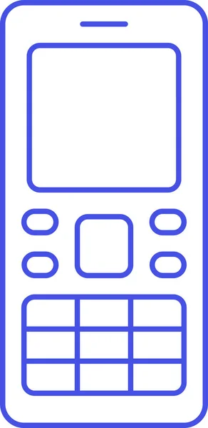 Иконка Основных Кнопок Устройств Категории Mobile Devices App — стоковый вектор