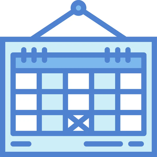 Calendario Data Organizzazione Icona — Vettoriale Stock