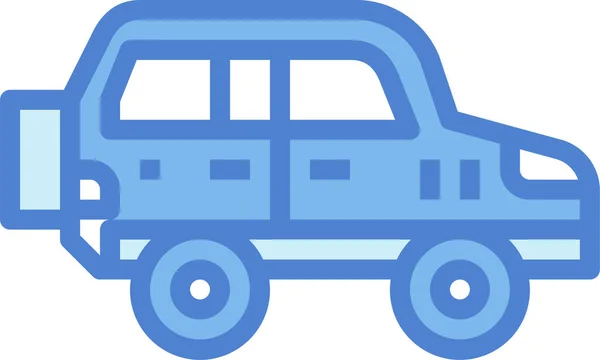 Αυτοκίνητο Αυτοκίνητο Suv Εικονίδιο Οχήματα Τρόπους Μεταφοράς Κατηγορία — Διανυσματικό Αρχείο