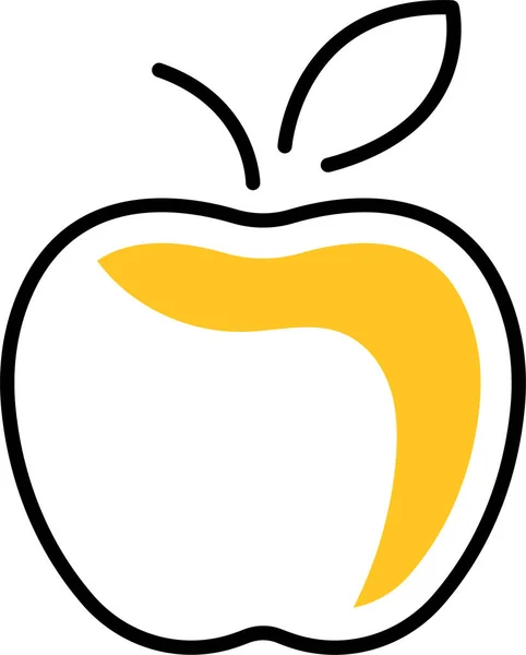 Fruit Alimentaire Icône Automne — Image vectorielle