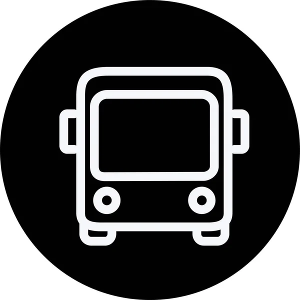 Ikona Automatyzacji Transportu Samochodowego Zarysie — Wektor stockowy