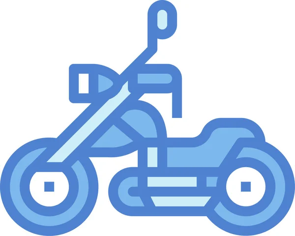 Εικονίδιο Motobike Καταδρομικού Ελικοπτέρου — Διανυσματικό Αρχείο