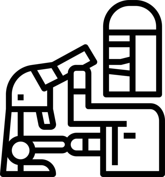 Значок Експериментальної Лабораторії Мікроскопа — стоковий вектор