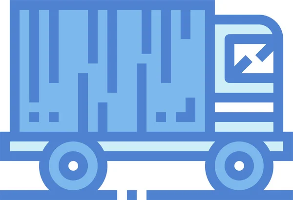 Icono Transporte Logístico Entrega Categoría Envío Entrega Cumplimiento — Vector de stock