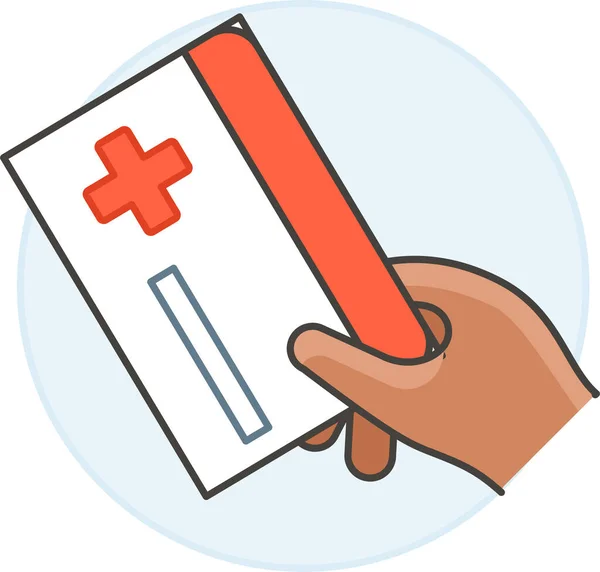 Ikona Usług Zdrowotnych Dłoni Kategorii Szpitale Opieka Zdrowotna — Wektor stockowy