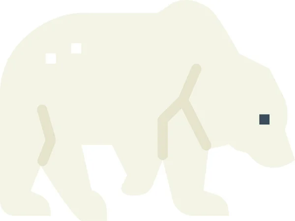 Animal Arctic Bear Icon — Stock Vector