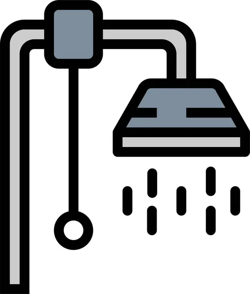 Иконка Гигиены Ванной Комнаты Стиле Заполненного Контура — стоковый вектор
