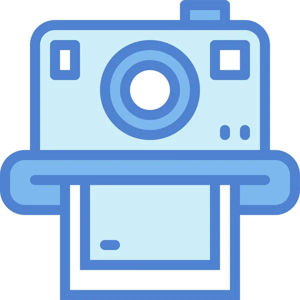 Kamera Fotografiert Polaroid Symbol — Stockvektor