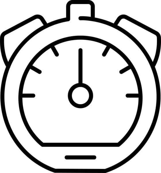 Seconds Stopwatch Time Icon — Stock Vector