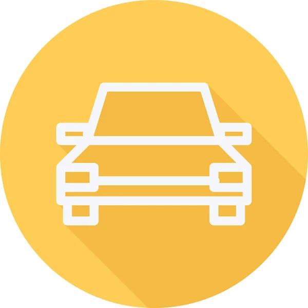 Automatización Automática Icono Coche Estilo Esquema — Vector de stock