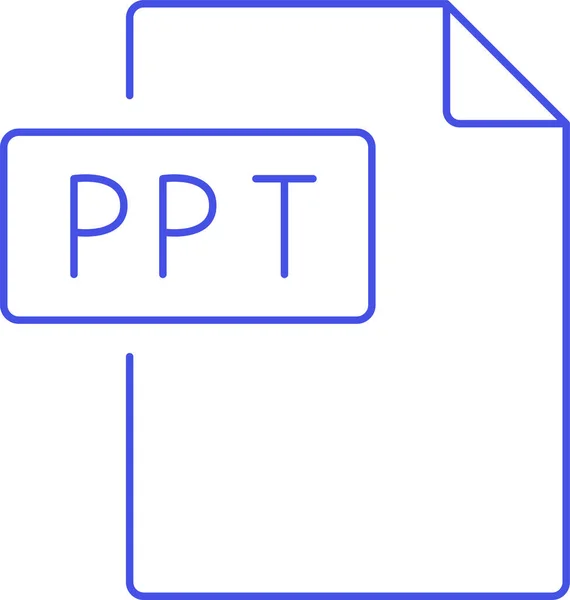 Business Dateiformat Symbol Business Management Kategorie — Stockvektor