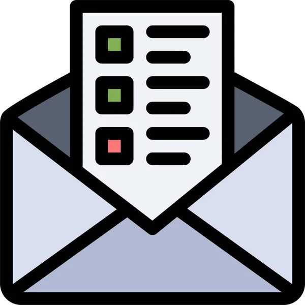 Üzleti Chat Mail Ikon — Stock Vector