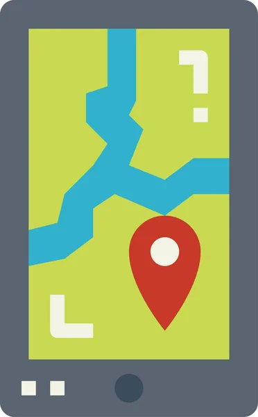 Ikona Pin Map Lokalizacji Kategorii Business Management — Wektor stockowy
