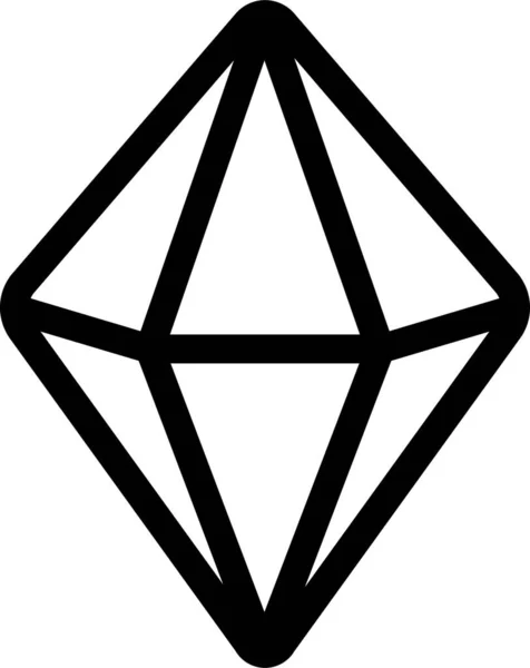Design Diamantstift Symbol Umriss Stil — Stockvektor