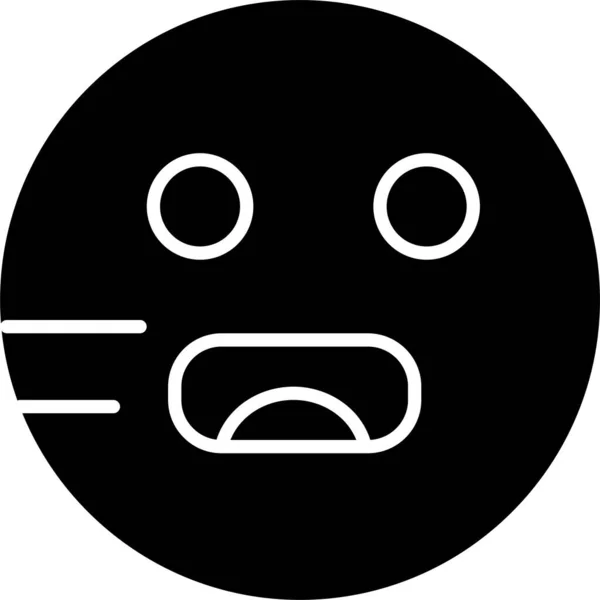 Emojis Emoticon Hungrig Ikon — Stock vektor