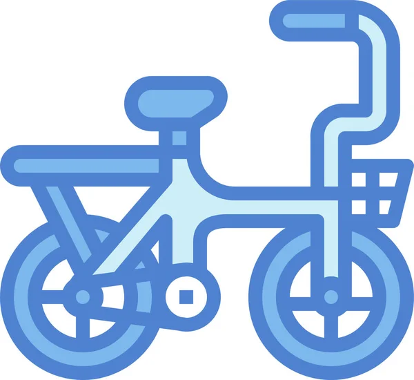 Bicicleta Bicicleta Bicicleta Icono — Vector de stock