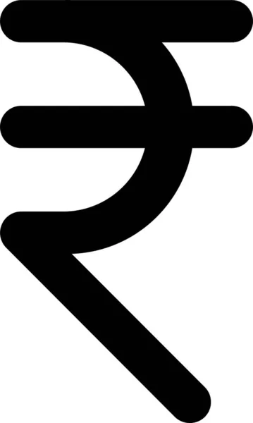Ανταλλαγή Indian Inr Εικονίδιο Στυλ Περίγραμμα — Διανυσματικό Αρχείο