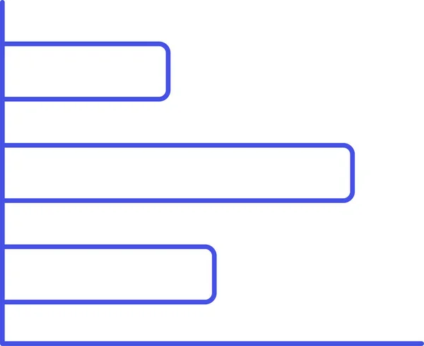 Barra Analítica Icono Negocio Categoría Gestión Empresarial — Vector de stock