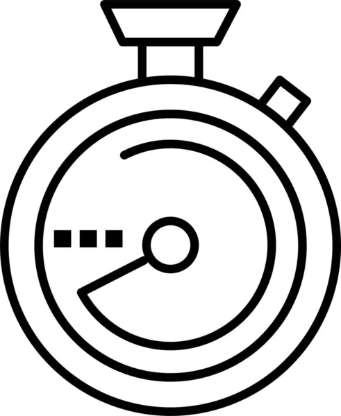 Kompass Standort Symbol Umrissstil Durchsuchen — Stockvektor