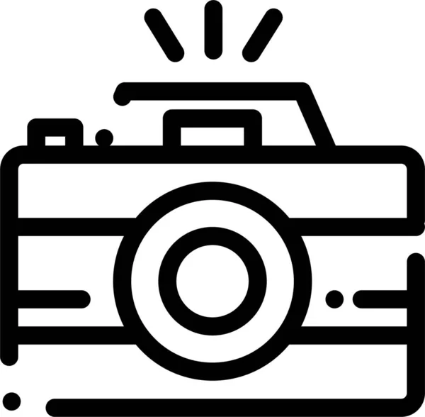 Camerabeeld Foto Pictogram — Stockvector