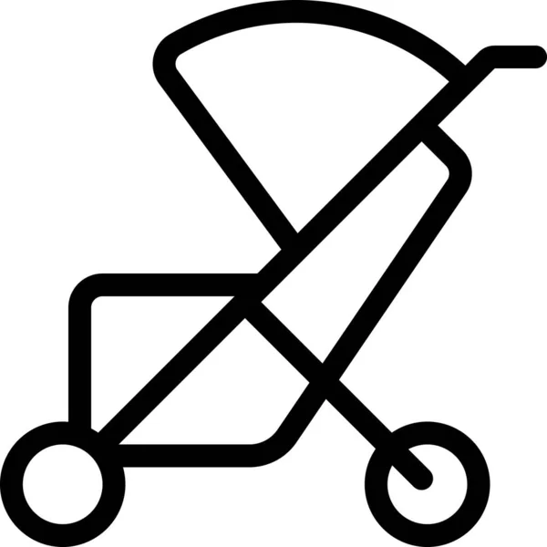 Baby Care Child Icon Outline Style — Stock Vector