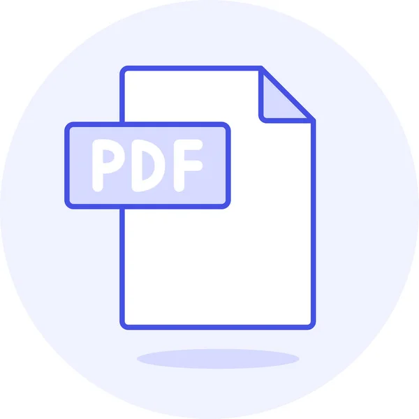Acrobat Lecteur Document Icône — Image vectorielle