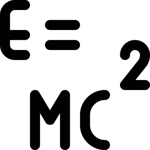 Ciencia Física Icono Ley Estilo Esquema — Archivo Imágenes Vectoriales