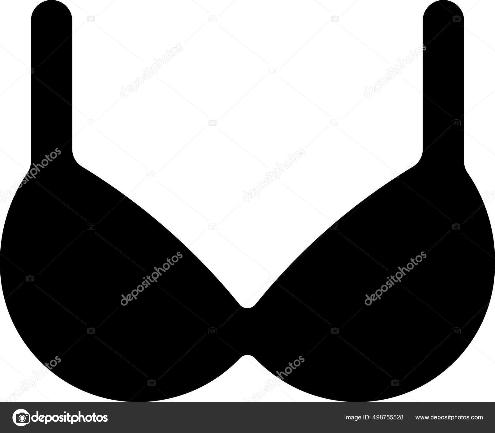 Underwear Bra Lingerie Icon Solid Style Stock Vector by ©iconfinder
