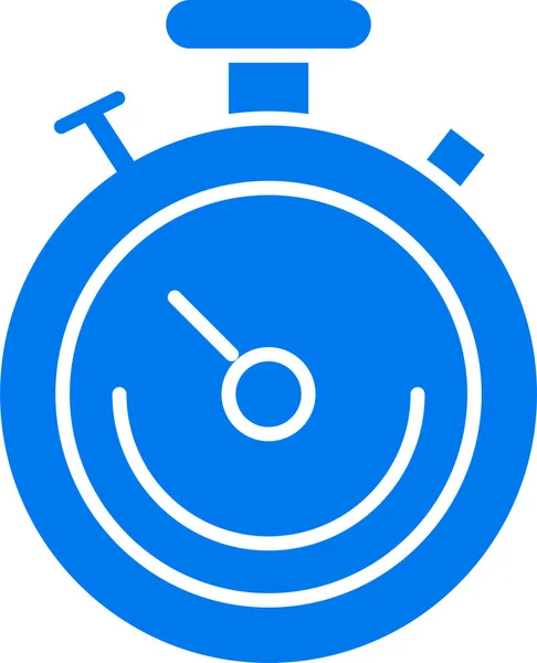Reloj Deportes Icono Cronómetro Estilo Plano — Vector de stock