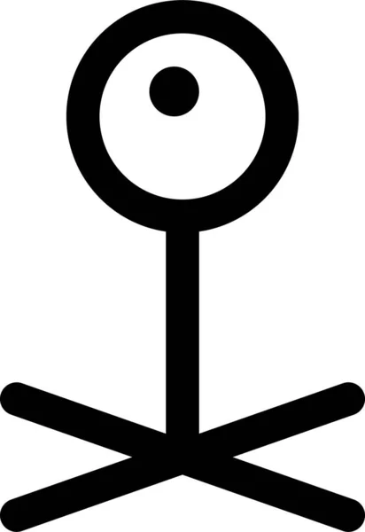 Значок Значок Стиле Контура — стоковый вектор