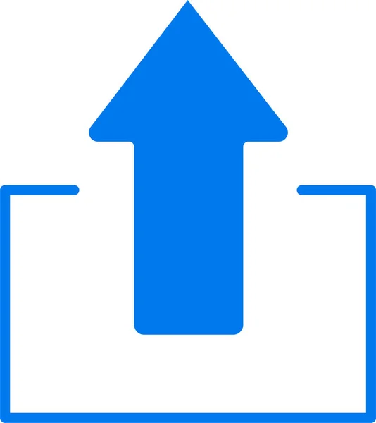 矢印はユーザーインターフェイスに最適化されたカテゴリのアイコンを上に矢印 — ストックベクタ