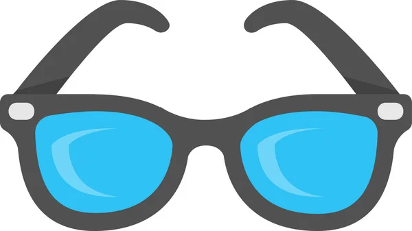 Gafas Gafas Vista Ver Icono Estilo Plano — Archivo Imágenes Vectoriales