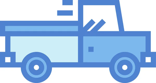 Coche Recogida Icono Transporte — Vector de stock