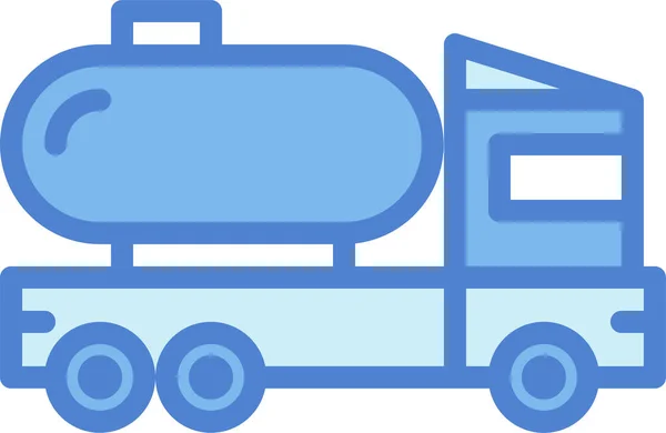 Oil Tank Tanker Icon — Stock Vector