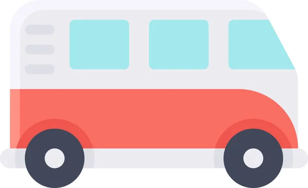 Ikona Pojazdu Transportowego Van — Wektor stockowy