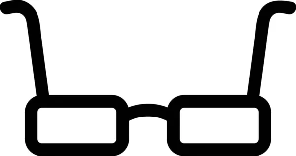 Contorno Ojo Gafas Icono Estilo Contorno — Archivo Imágenes Vectoriales