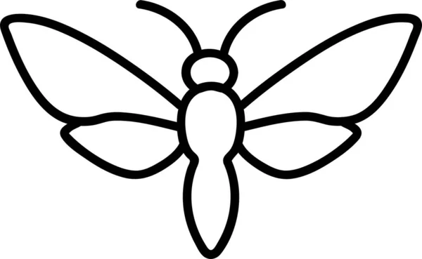 甲虫缺陷等高线图标 — 图库矢量图片