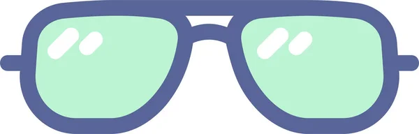 Szemüveg Szemüveg Árnyalatok Ikon Telt Vázlatos Stílusban — Stock Vector
