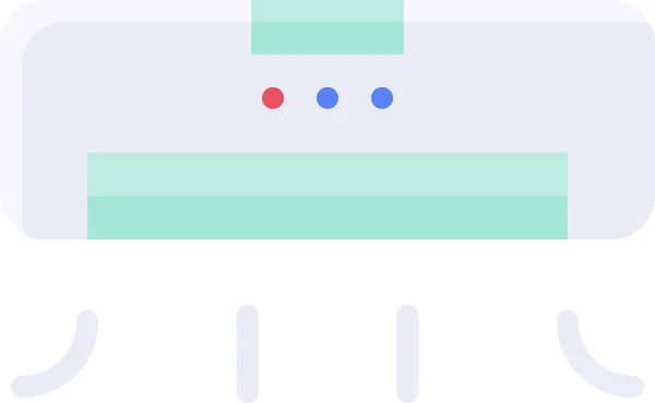 Иконка Кондиционера Кондиционера Летней Категории — стоковый вектор