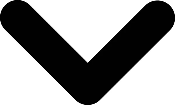 Flecha Chevron Dirección Icono Categoría Flecha — Archivo Imágenes Vectoriales