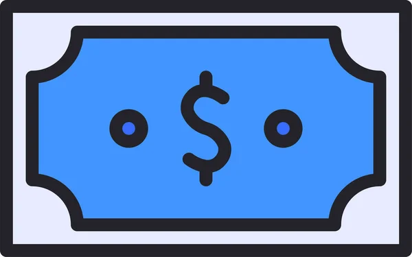 Money Cash Finance Icon — Stock Vector