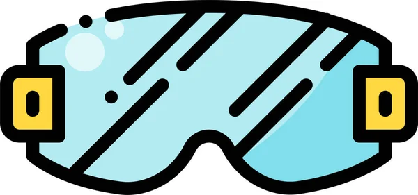 Acessórios Ícone Moda Proteção Ocular —  Vetores de Stock